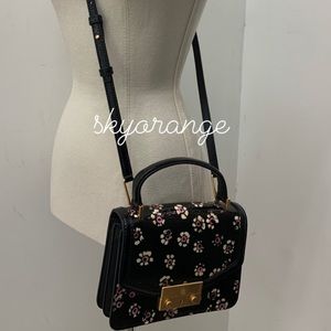 Tory Burch Juliette Floral Mini Patent Satchel